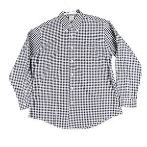 Brooks Brothers Regent XL Non Iron All Cotton Blue White Gingham Dress Shirt‎